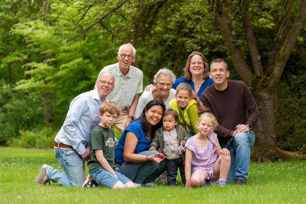 Familiefoto in het Leudal